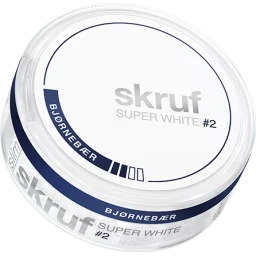 Skruf Super White Slim Björnebär #2 Slim Normal