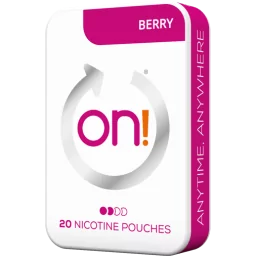 ON! BERRY 3MG DRY MINI POUCHES