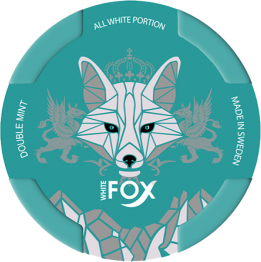 White Fox Double Mint Slim Extra Strong