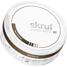 Skruf Super White Nordic Liquorice #2 Slim Normal