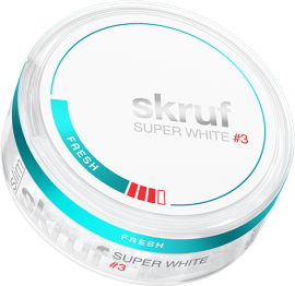 Skruf Super White Fresh Strong #3 Slim Strong